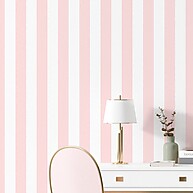 Papel de Parede Rosa e Branco: Renove Fácil! - imagem 1