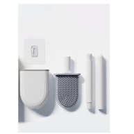 Conjunto Escova Sanitária com Suporte de Silicone - Design Moderno e Limpeza Fácil - imagem 1