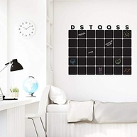 Adesivo de Parede Lousa Calendário 55x70 cm - Superfície Escrevível com Giz, Fácil Aplicação - imagem 2