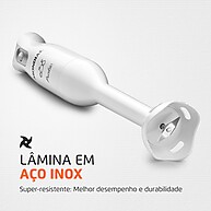 Mixer Elétrico 200W 2 em 1 M-15-W Mondial: Bata e Triture com Facilidade - imagem 2