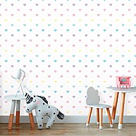 Papel de Parede Infantil Colorful Love: Decore com Estilo e Facilidade - imagem 2