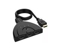 Hub Switch HDMI 3x1: Conecte 3 Dispositivos em 1 Tela com Facilidade - imagem 1
