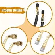 Adaptador Extensor Válvula Pneu 90° JicSuXi: Facilite o Enchimento em Qualquer Veículo - imagem 5
