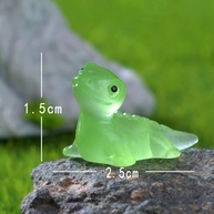 18 Estatuetas de Lagarto que Brilham no Escuro - 6 Cores para Jardins de Fadas e Terrários - imagem 4