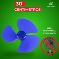 Hélice para Ventilador Faet 30cm - 3 Pás Azul Super Clima Eficiente - imagem 5