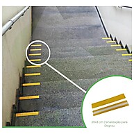 Faixas Fotoluminescentes Degraus: Kit com 5 Unidades - imagem 1