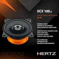 Alto Falante Coaxial Hertz DCX 100.3 4 Polegadas - Som Automotivo de Alta Qualidade - imagem 5