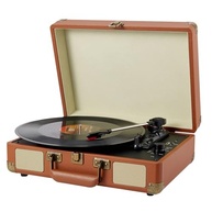 Vitrola Bluetooth Portátil Retro Radiola Vinil com USB e Alto-falante Integrado - imagem 2