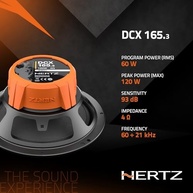 Hertz Dieci DCX-1653: Som Potente e Claro para Seu Carro | Alto-falantes Coaxiais 16,5cm - imagem 4