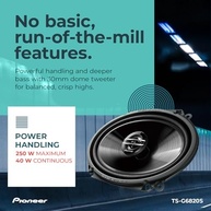 Alto-Falantes Pioneer TS-G6820S G-Series: Som Potente e Claro para Seu Carro - imagem 5