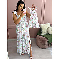 Vestido Mãe e Filha Floral: Elegância em Família 🌸 - imagem 1