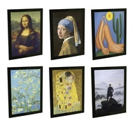 Quadros Decorativos com Obras de Arte Famosas - Van Gogh, Monet, Da Vinci e Mais - imagem 2