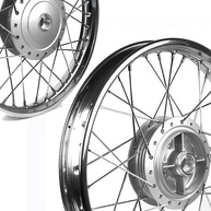 Par de Aros de Roda em Inox para Honda CG Fan, Titan e Start 150/160 (Tambor) - imagem 4