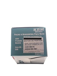 Motor de Partida KRM MOTO PARTS para Honda CG 150 Titan, NXR 150 Bros e CG 125 Fan - imagem 5