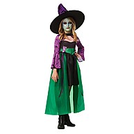 Fantasia Bruxa Infantil Halloween: Luxo e Cauda! - imagem 1