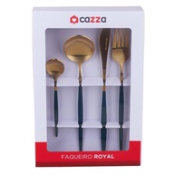 Faqueiro 16 Peças Inox Royal Cazza: Elegância e Qualidade - imagem 1