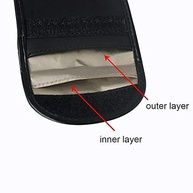 Bolsa Faraday Mengshen: Proteção Total Antirroubo para Chave do Carro | Bloqueador de Sinal RFID - imagem 3