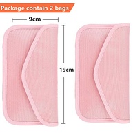 Bolsa Faraday Dupla Bloqueio RFID para Celular e Chave de Carro - Proteção Total de Privacidade (Rosa) - imagem 3