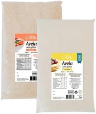 Kit 2 Aveia Sem Glúten Leve Croc 1kg: Farelo, Farinha - imagem 1