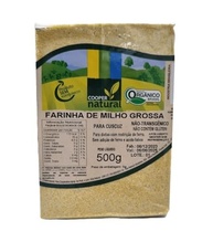 Farinha de Milho Grossa (Para Cuscuz) Orgânica Coopernatural 500g - imagem 2