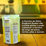 Kit 3 Fubá De Milho Farinha Sem Glúten Vegano Ecobio 400g - imagem 3