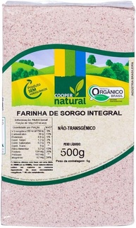 Farinha de Sorgo Integral Orgânica Coopernatural 500g - imagem 1