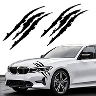 Adesivos Garra para Carro: Personalize Faróis, Capô e Mais (2 Peças - Preto) - imagem 2