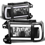 Faróis LED DRL DNA Motoring para Ford Bronco, F-150, F-250, F-350 (1987-1991) - imagem 2