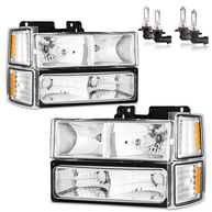 Faróis Completos para Chevy C10/Silverado/Tahoe/Blazer (1992-1994) - Lado Motorista e Passageiro - imagem 1