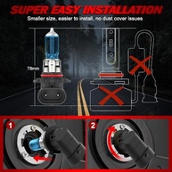 Lâmpadas de Farol LED 6000K para GMC Sierra 1500/2500/3500 (2007-2013) - Brilho 300% e Instalação Plug n Play - imagem 4