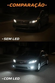 Kit Farol Ultra Led Slim H4 Iron Dakar 30000lm 6500K: Iluminação Brilhante e Duradoura - imagem 5