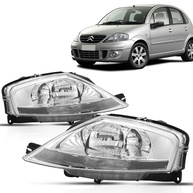 Farol C3: Iluminação e Estilo Cromado - imagem 1