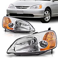 Farol Civic 2001-2004: Iluminação e Estilo! - imagem 1