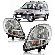 Farol Cromado Kangoo 2008-2017: Design Exclusivo e Alta Qualidade - imagem 1