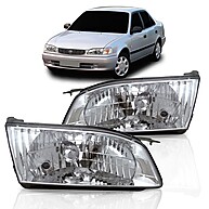 Farol Cromado para Corolla 98-02 – Qualidade e Brilho! - imagem 1