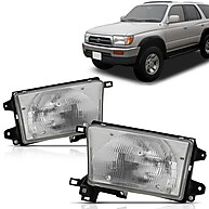 Farol Hilux SW4 96-98 Cromado: Visibilidade e Estilo - imagem 1