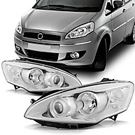 Farol Idea: Iluminação Dupla e Design Cromado - imagem 1