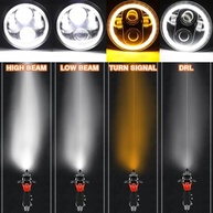 Farol LED 5.75" para Kawasaki Vulcan e Harley-Davidson: Brilho Intenso, 4 Modos e Homologado DOT - imagem 3