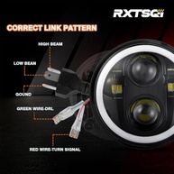 Farol LED 5.75" para Kawasaki Vulcan e Harley-Davidson: Brilho Intenso, 4 Modos e Homologado DOT - imagem 4