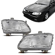 Farol Renault Megane/Scenic 96-00 Cromado: Visibilidade e Estilo - imagem 1