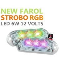 Farol Strobo RGB AJK: Ilumine seu Carro! - imagem 1