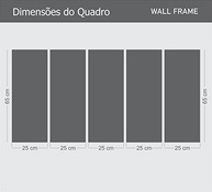 Quadro Decorativo 5 Peças Ayrton Senna F1 140x65cm - Design Premium para Fãs de Corrida - imagem 4
