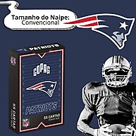 Baralho NFL Patriots Copag: 55 Cartas para Fãs! - imagem 2