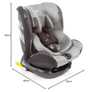 Cadeirinha Infanti Holiday FX Isofix 0-36kg Grey Brave: Segurança e Conforto para Todas as Fases - imagem 3