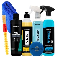 Kit Lavagem Automotiva Completa Vonixx: V-Mol, Glazy, Hydrox Fast e Mais! - imagem 1