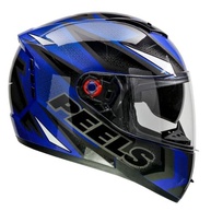 Capacete Peels Icon Fast Azul Metálico/Branco: Segurança e Estilo para Sua Moto - imagem 2