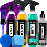 Kit Lavagem Automotiva Completa Vonixx: Cera Tok Final, Revitalizador Intense e Sintra Fast - imagem 1