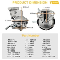 Bomba de Combustível Mecânica SP1018MP para VW Beetle, Karmann Ghia e Fastback 1.2-1.6L - imagem 4