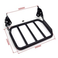 Bagageiro Esportivo Preto HTTMT para Harley Davidson Fat Boy/Breakout (2018-2020) - Design Rápido e Versátil - imagem 3