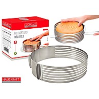 Fatiador de Bolo Inox Ajustável: Corte Perfeito! - imagem 1